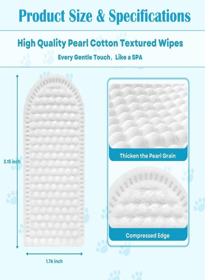 KPS Pet Ear Cleaning Finger Wipes | Safe & Gentle Dog/Cat Ear Care Pads | for Wax/Dirt/Odor Removal | Pet Care & Grooming Wet Wipes | Easy-to-Use Ear Cleaning Wipes for Pets (Pack of 50 PCs) - Image 2